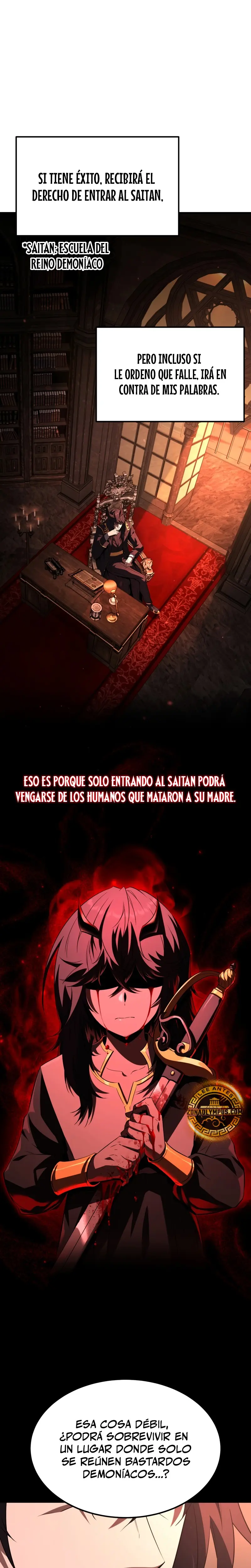 El villano de mirada cortante de la Academia Demoniaca capítulo 3, página 15