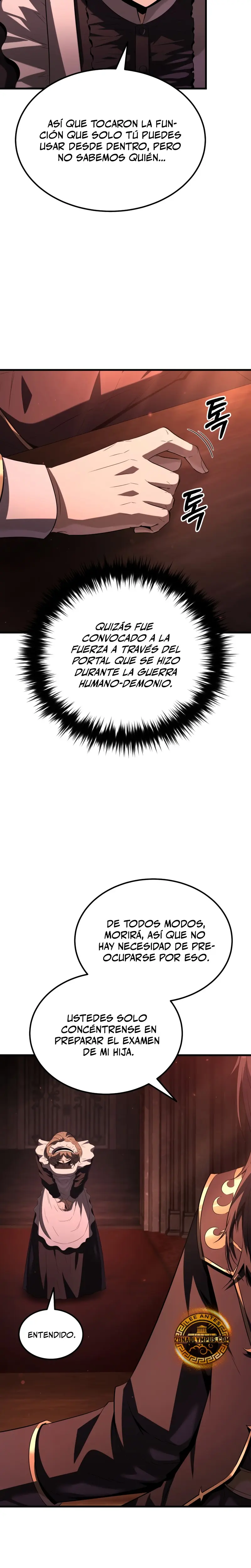 El villano de mirada cortante de la Academia Demoniaca capítulo 3, página 18