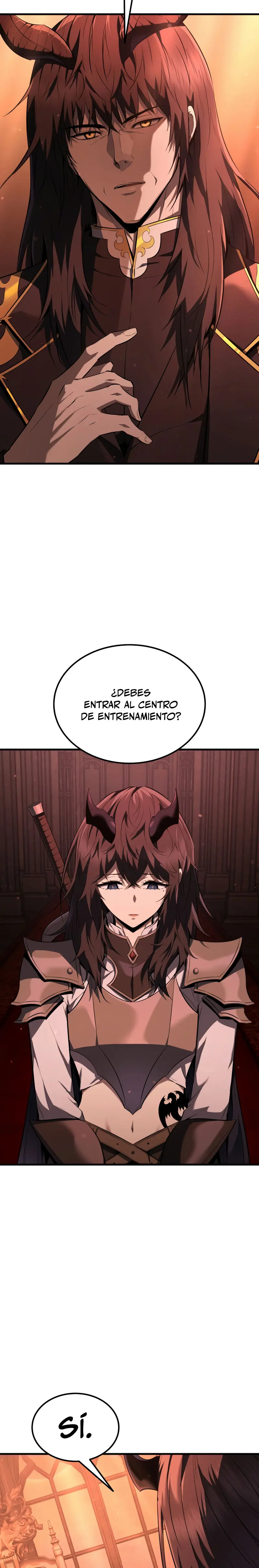 El villano de mirada cortante de la Academia Demoniaca capítulo 4, página 33