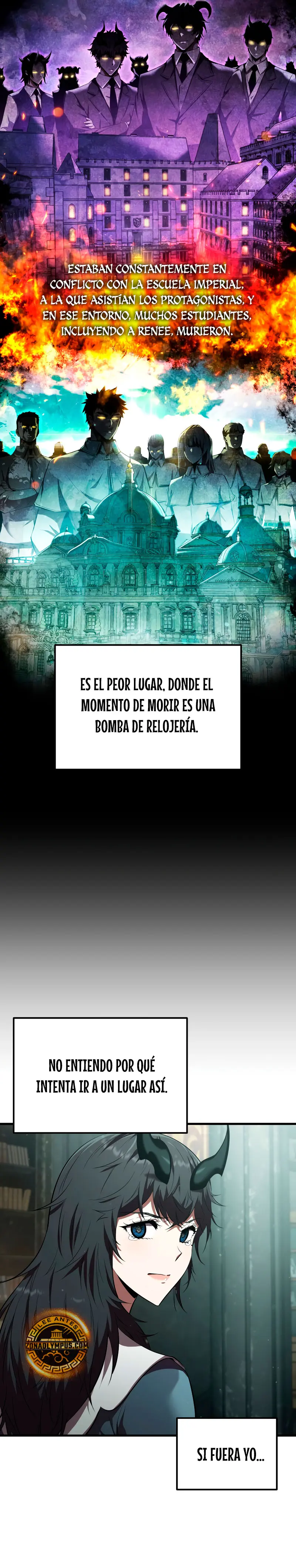 El villano de mirada cortante de la Academia Demoniaca capítulo 5, página 33