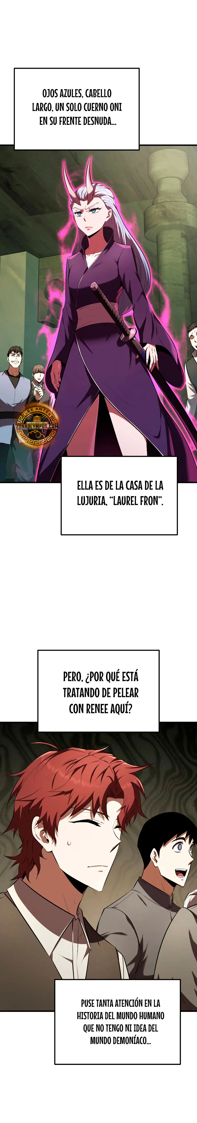 El villano de mirada cortante de la Academia Demoniaca capítulo 13, página 39