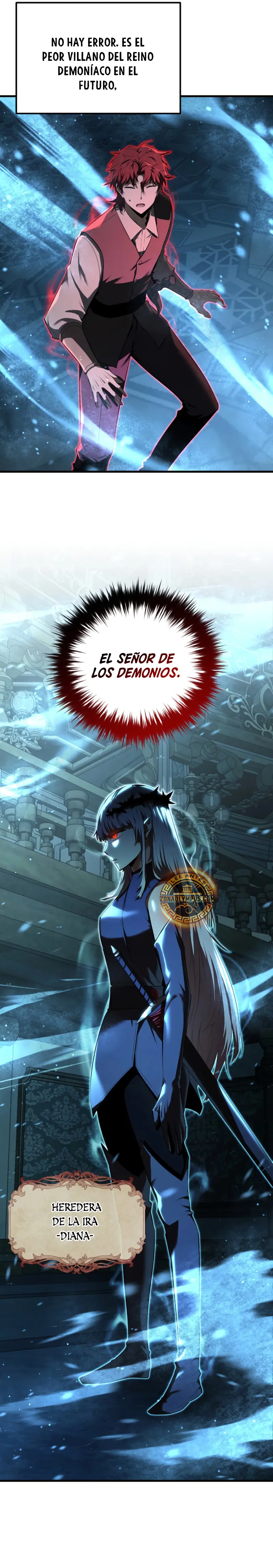 El villano de mirada cortante de la Academia Demoniaca capítulo 10, página 14