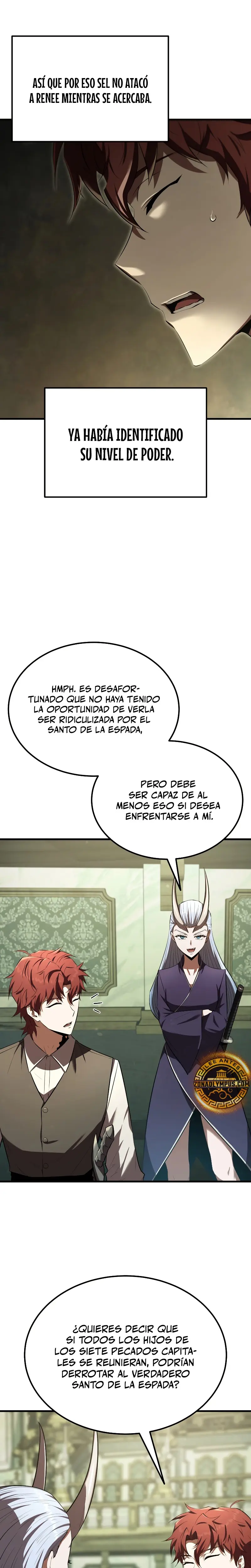 El villano de mirada cortante de la Academia Demoniaca capítulo 14, página 21