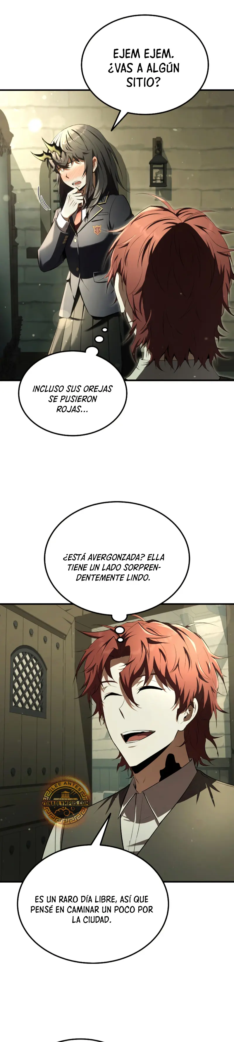 El villano de mirada cortante de la Academia Demoniaca capítulo 16, página 35