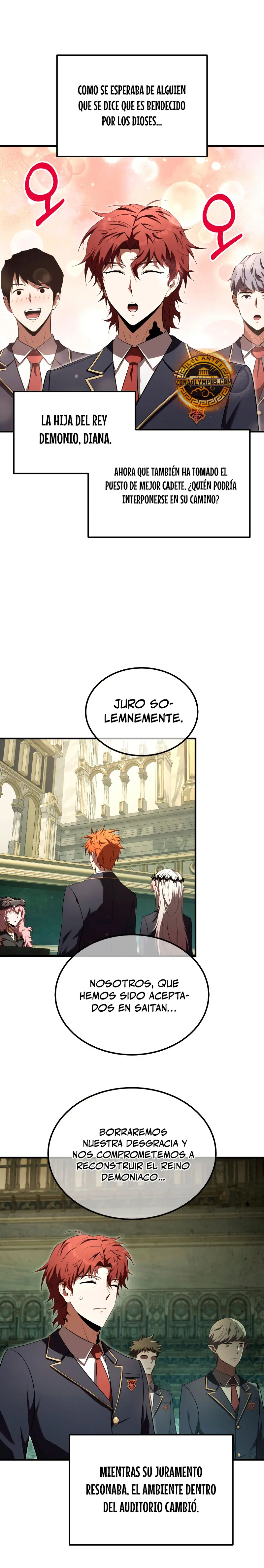 El villano de mirada cortante de la Academia Demoniaca capítulo 17, página 31