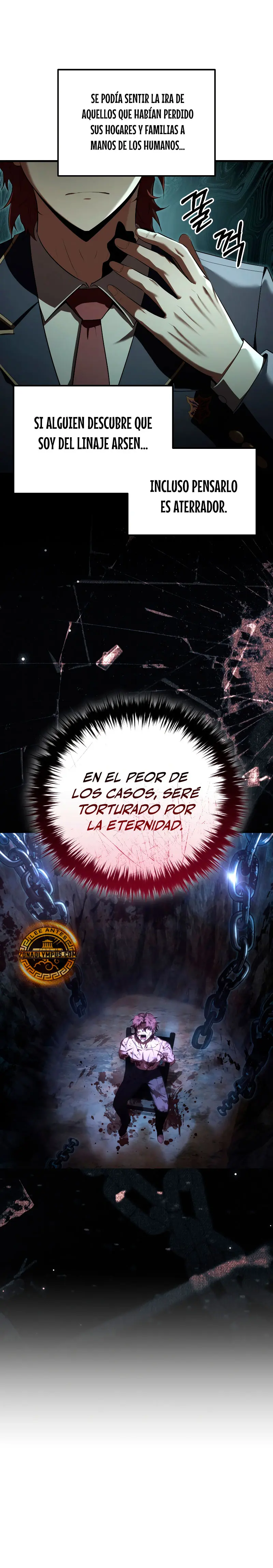 El villano de mirada cortante de la Academia Demoniaca capítulo 17, página 32