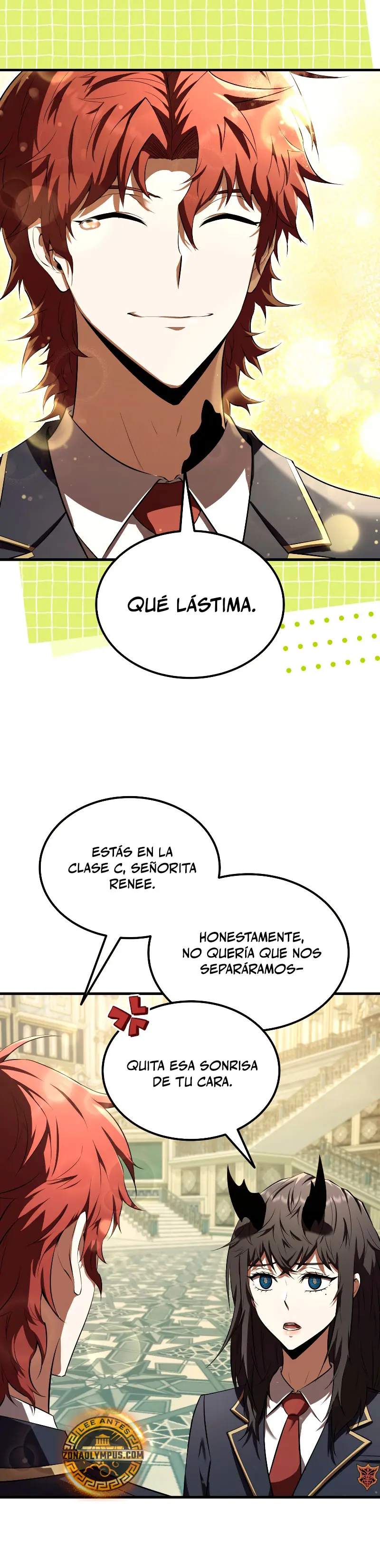 El villano de mirada cortante de la Academia Demoniaca capítulo 17, página 35