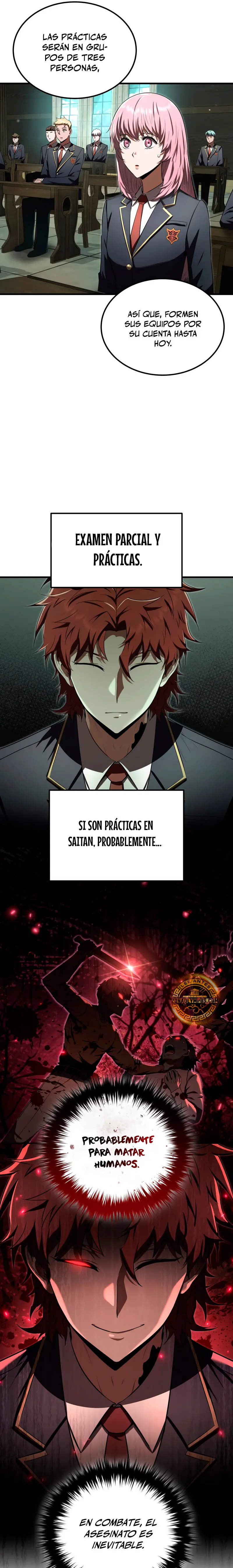 El villano de mirada cortante de la Academia Demoniaca capítulo 23, página 18