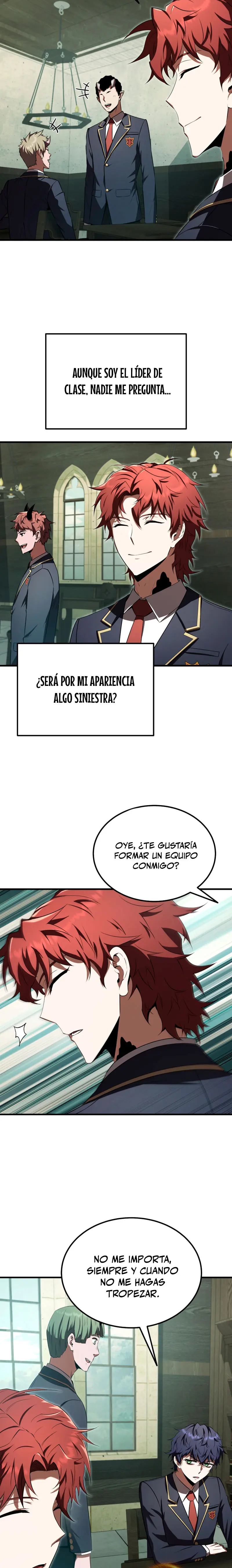 El villano de mirada cortante de la Academia Demoniaca capítulo 24, página 9