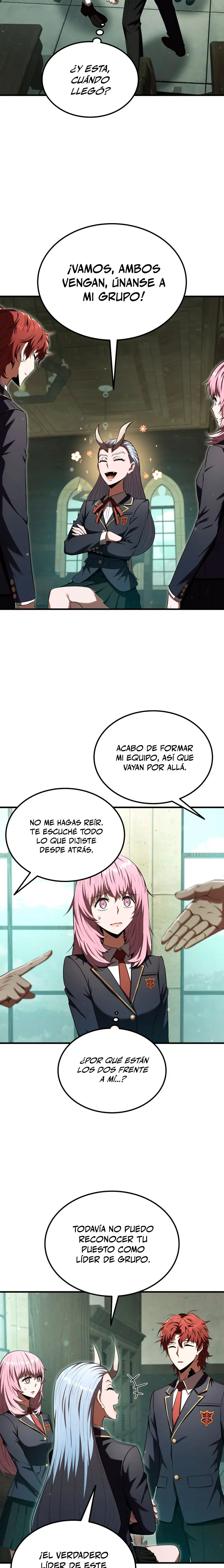 El villano de mirada cortante de la Academia Demoniaca capítulo 24, página 16