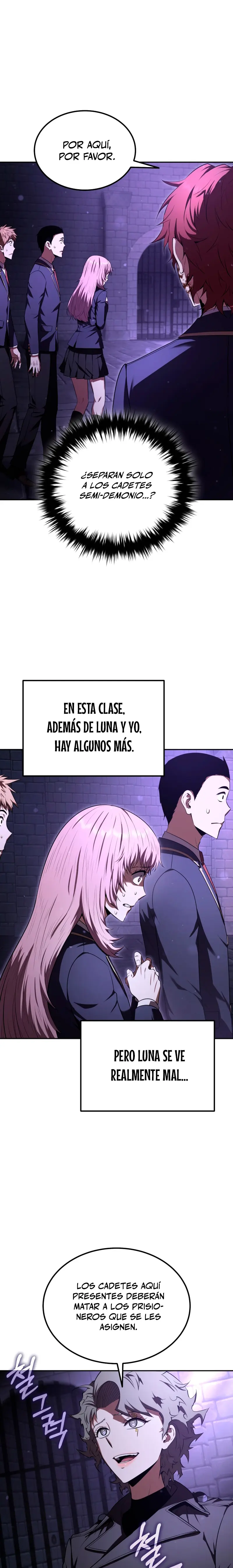 El villano de mirada cortante de la Academia Demoniaca capítulo 25, página 19