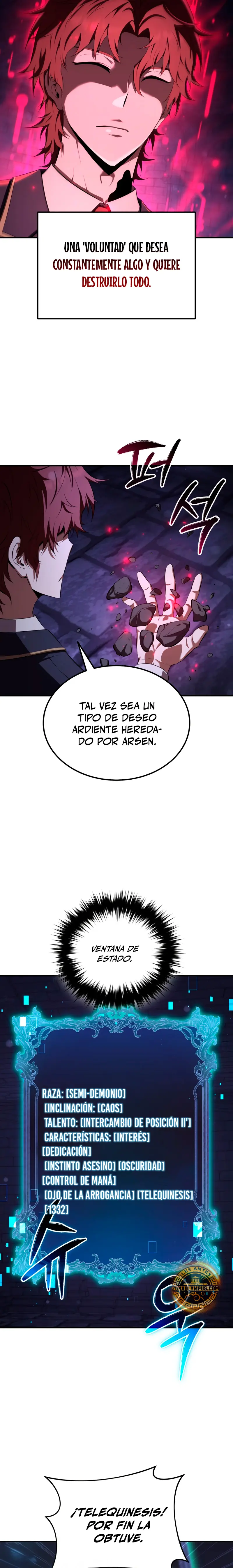 El villano de mirada cortante de la Academia Demoniaca capítulo 27, página 8