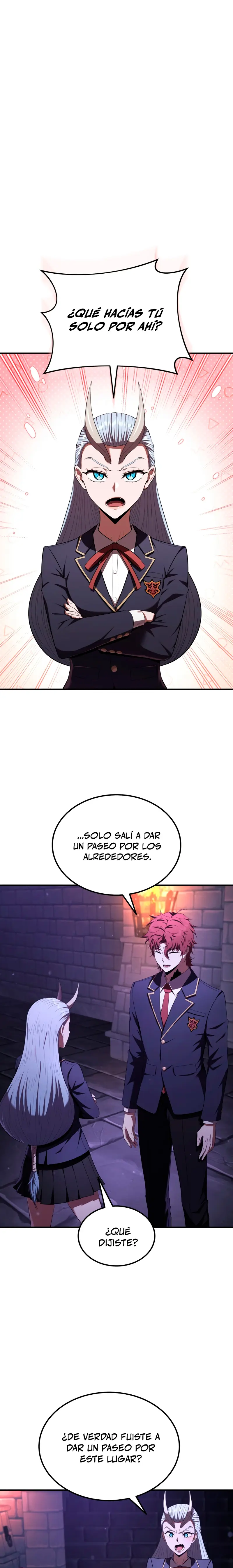 El villano de mirada cortante de la Academia Demoniaca capítulo 27, página 11