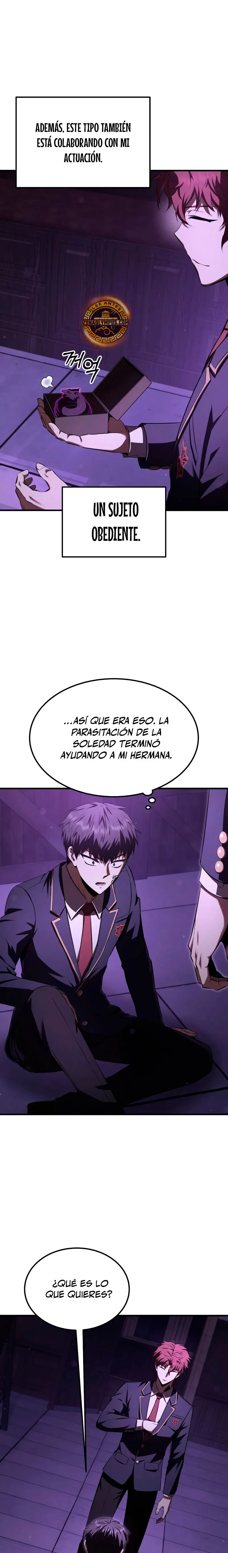El villano de mirada cortante de la Academia Demoniaca capítulo 32, página 21