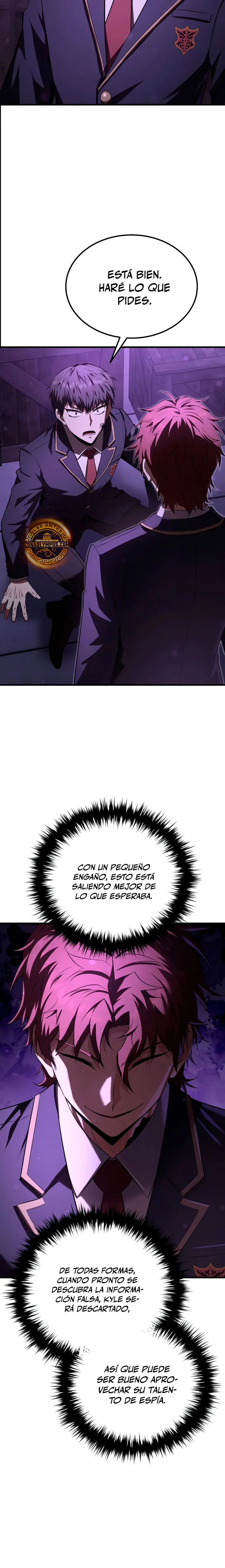 El villano de mirada cortante de la Academia Demoniaca capítulo 32, página 27