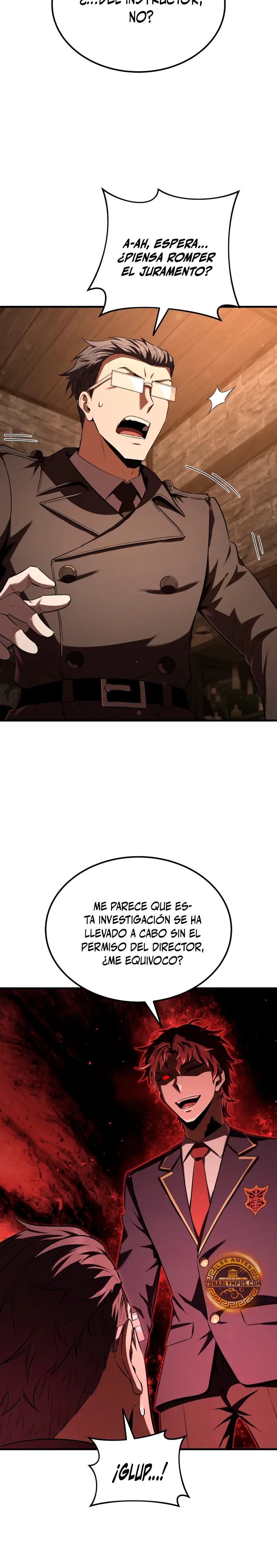 El villano de mirada cortante de la Academia Demoniaca capítulo 34, página 14