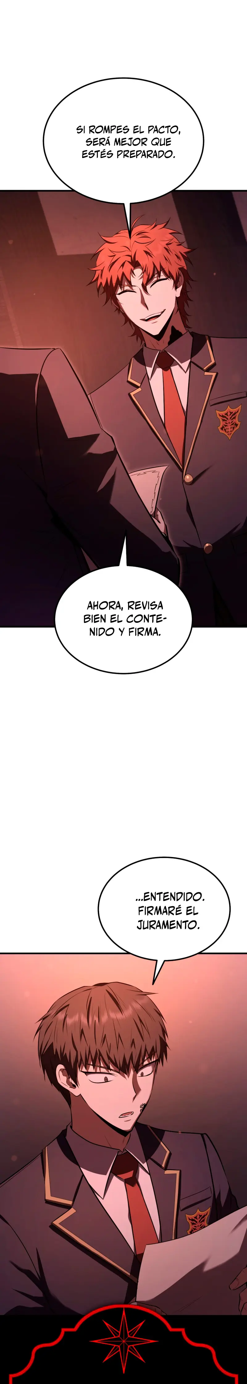 El villano de mirada cortante de la Academia Demoniaca capítulo 34, página 21