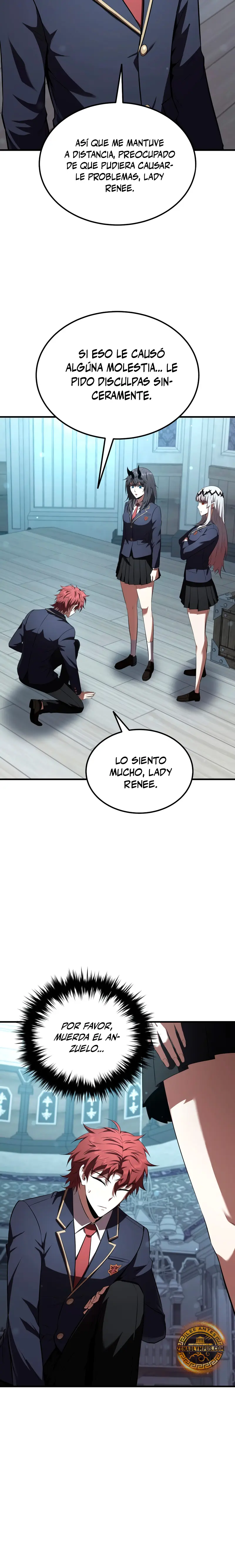 El villano de mirada cortante de la Academia Demoniaca capítulo 35, página 17