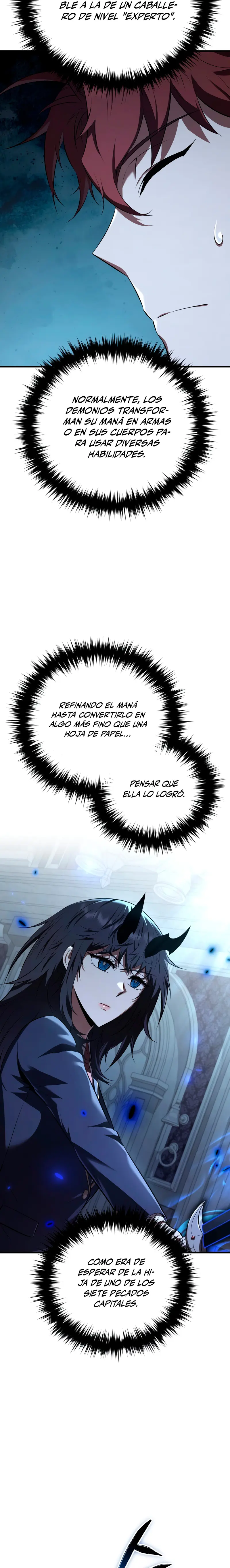 El villano de mirada cortante de la Academia Demoniaca capítulo 35, página 25