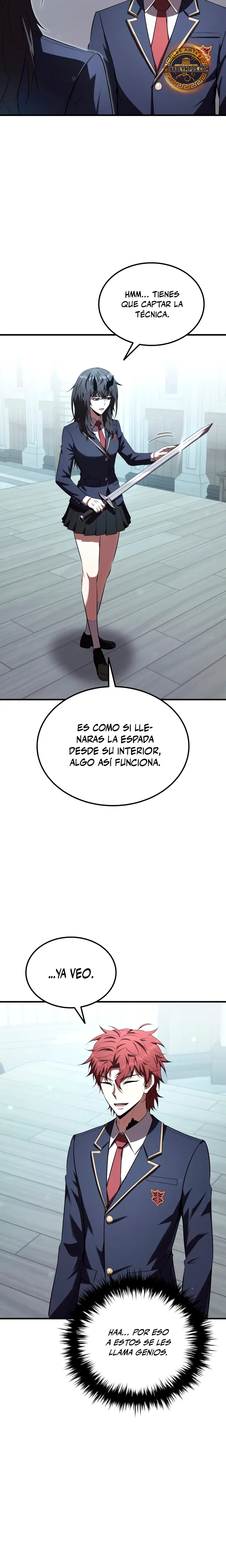 El villano de mirada cortante de la Academia Demoniaca capítulo 36, página 7