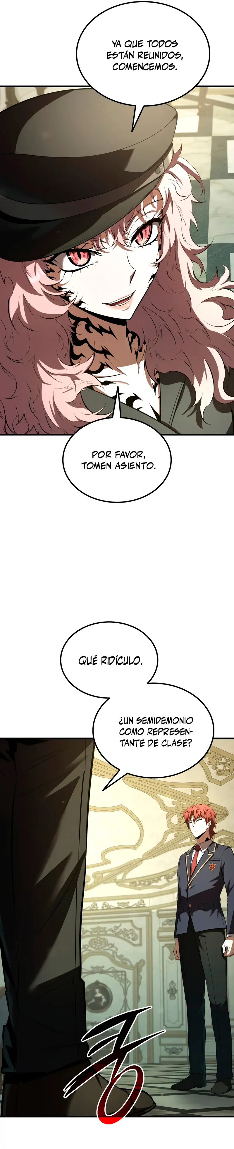 El villano de mirada cortante de la Academia Demoniaca capítulo 38, página 28