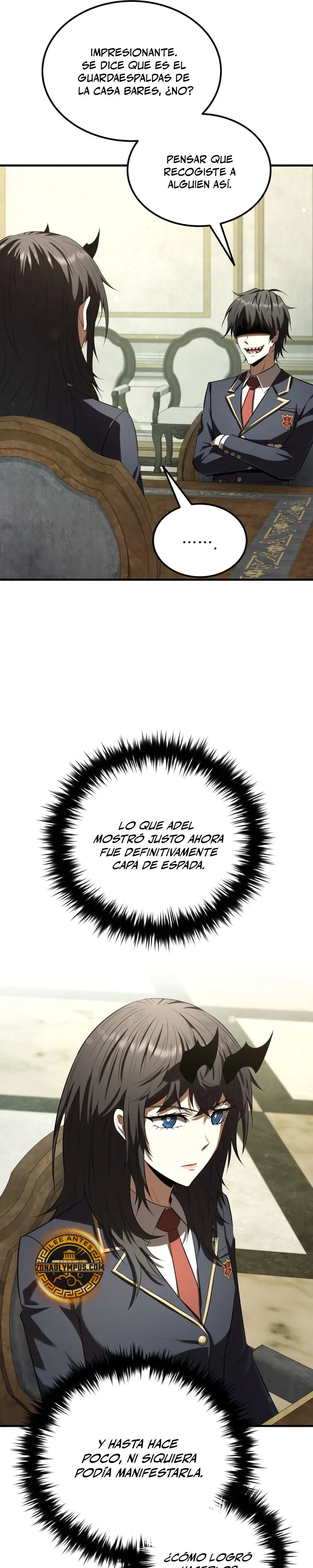 El villano de mirada cortante de la Academia Demoniaca capítulo 39, página 33