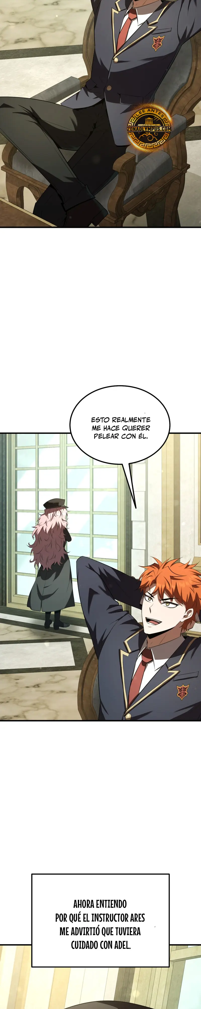 El villano de mirada cortante de la Academia Demoniaca capítulo 39, página 35