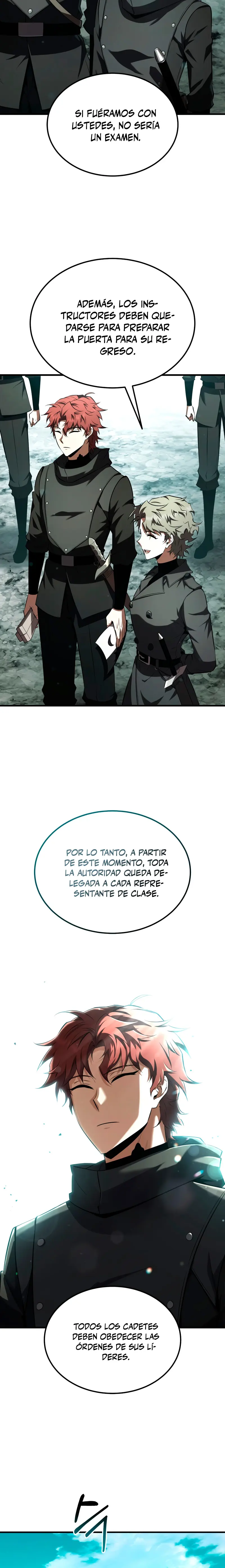 El villano de mirada cortante de la Academia Demoniaca capítulo 40, página 27
