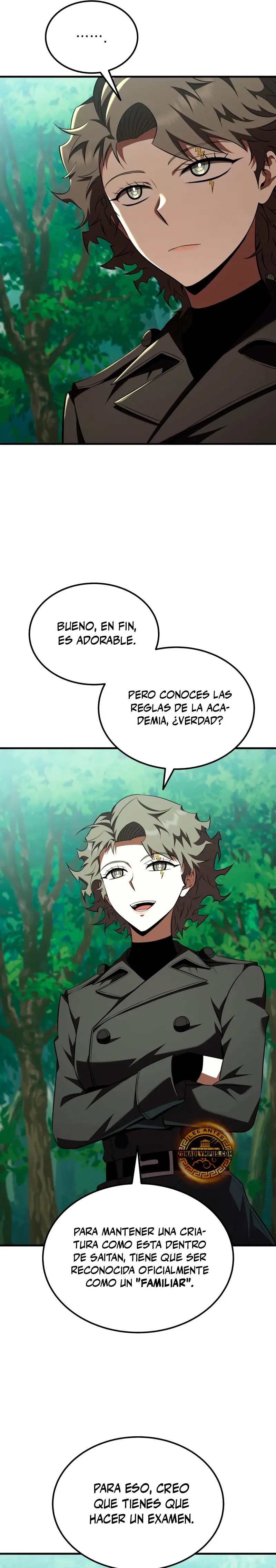 El villano de mirada cortante de la Academia Demoniaca capítulo 58, página 9