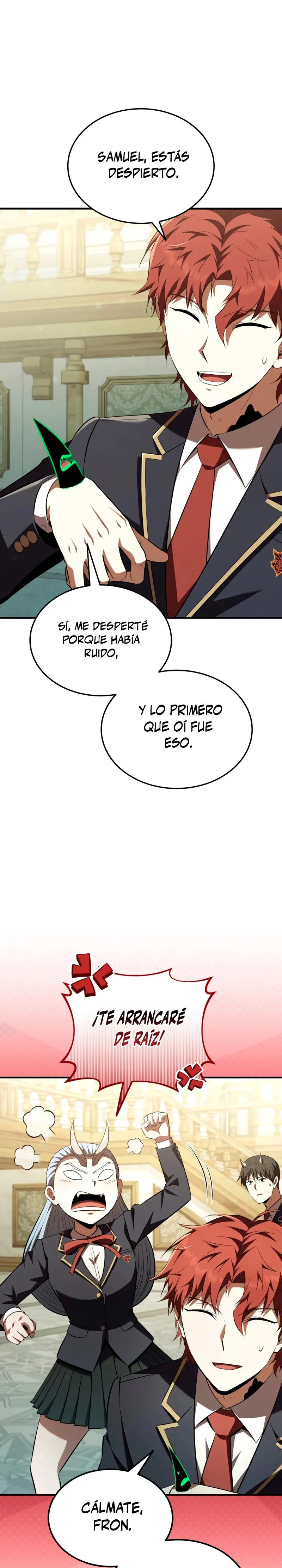 El villano de mirada cortante de la Academia Demoniaca capítulo 58, página 19