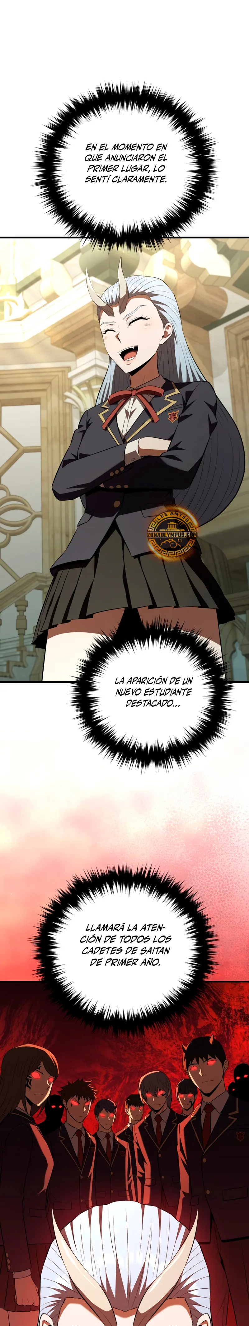 El villano de mirada cortante de la Academia Demoniaca capítulo 58, página 33