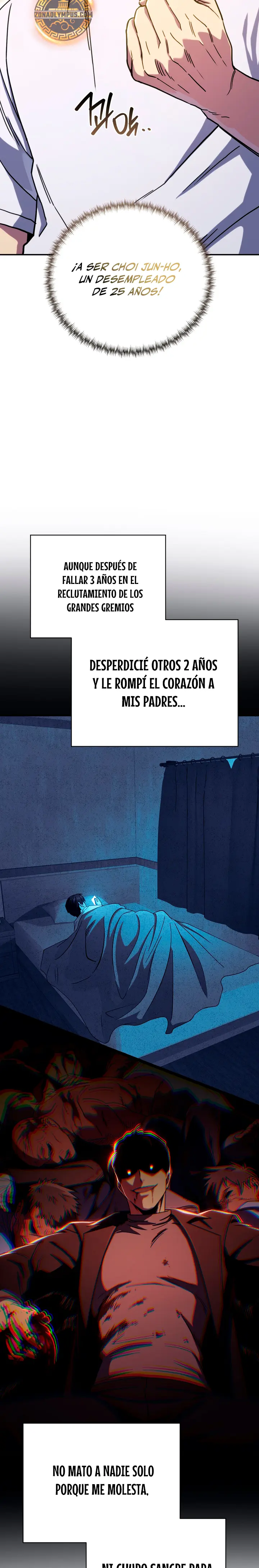 El villano loco recupera la cordura capítulo 2, página 3