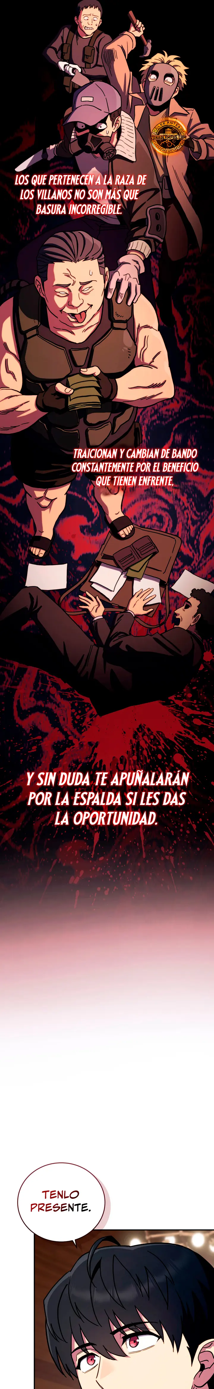 El villano loco recupera la cordura capítulo 3, página 19