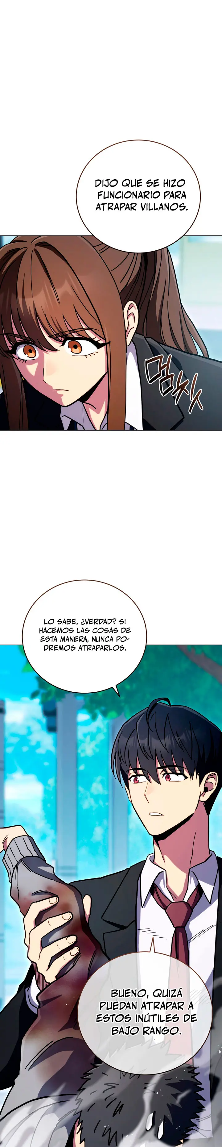 El villano loco recupera la cordura capítulo 5, página 27