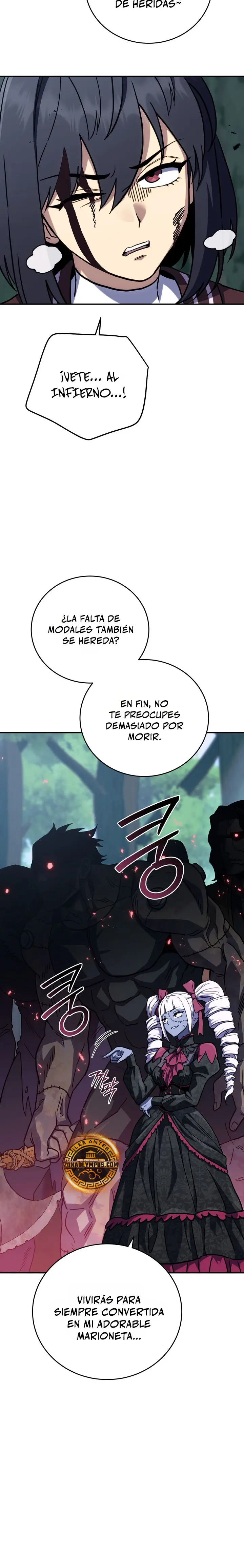 El villano loco recupera la cordura capítulo 18, página 42