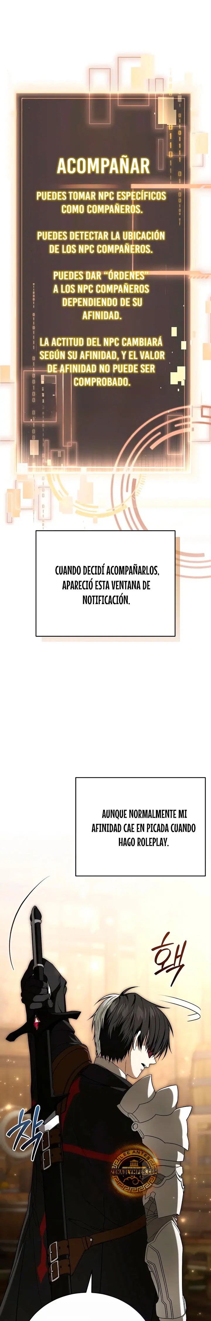 ¿Es malo que el personaje principal sea un roleplayer? capítulo 11, página 8