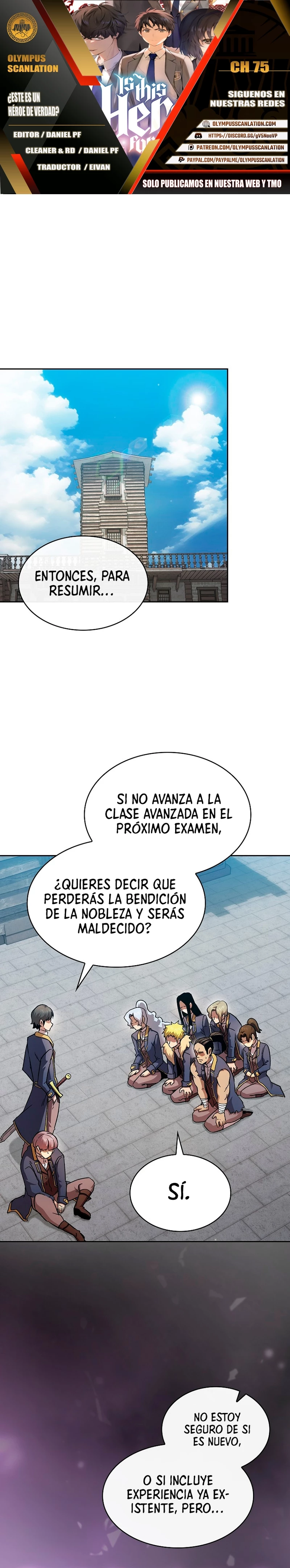 ¿Es un héroe de verdad? capítulo 75, página 1