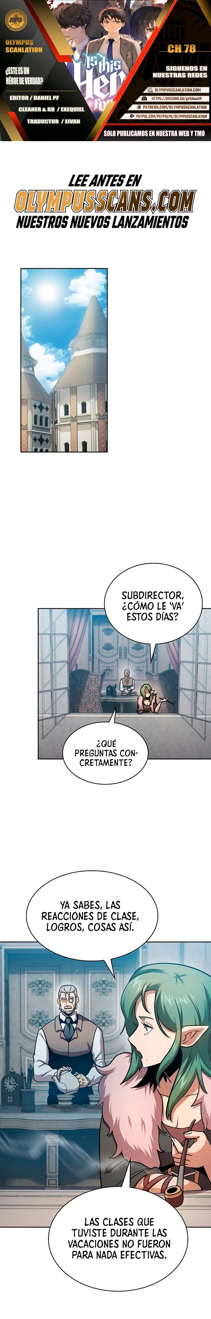 ¿Es un héroe de verdad? capítulo 78, página 1