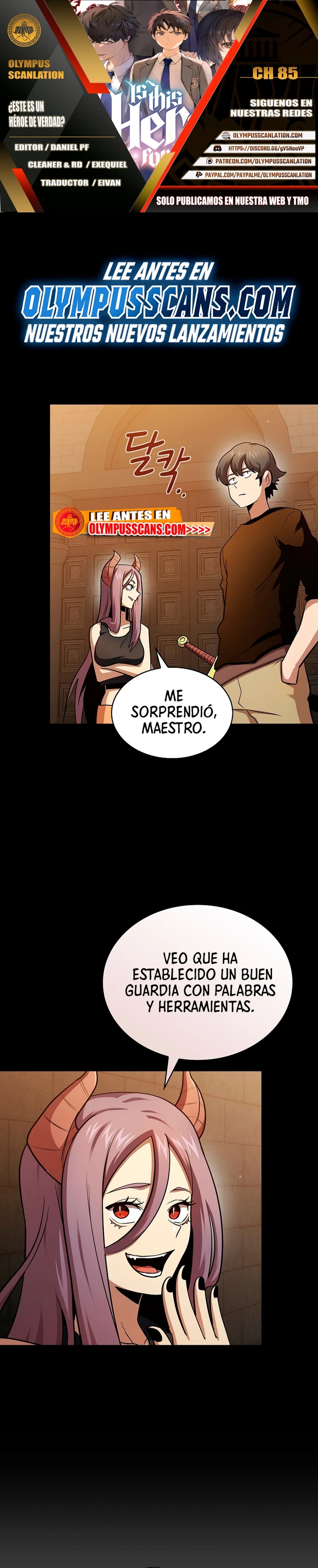 ¿Es un héroe de verdad? capítulo 85, página 1