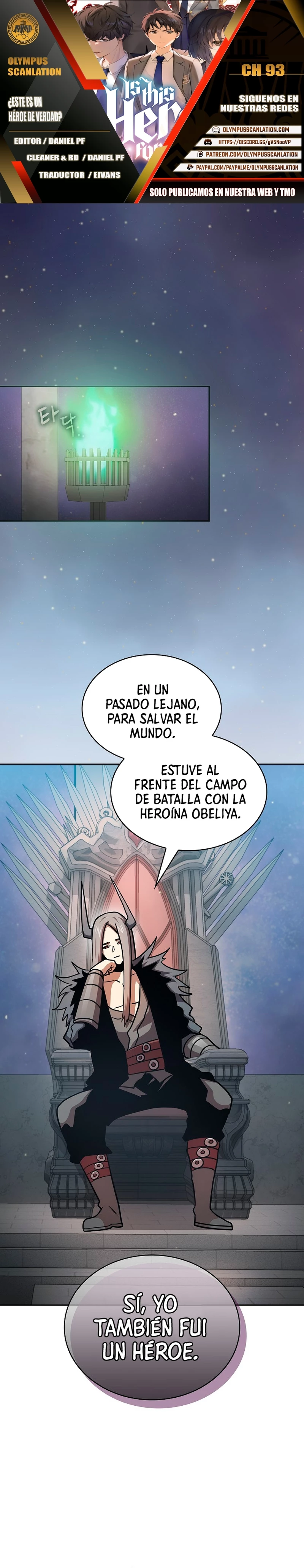 ¿Es un héroe de verdad? capítulo 93, página 1