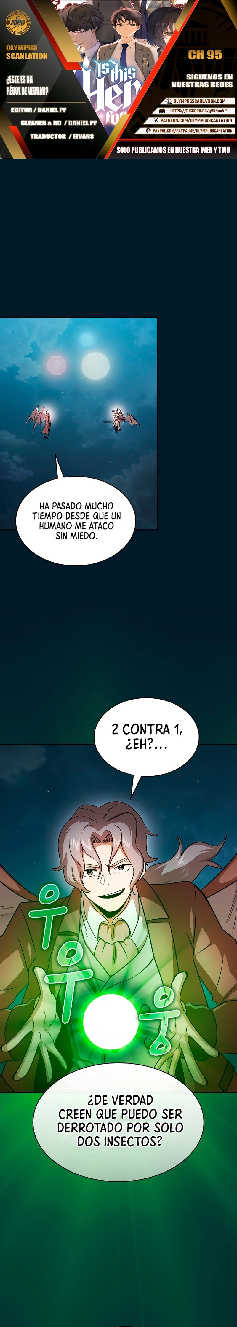 ¿Es un héroe de verdad? capítulo 95, página 1