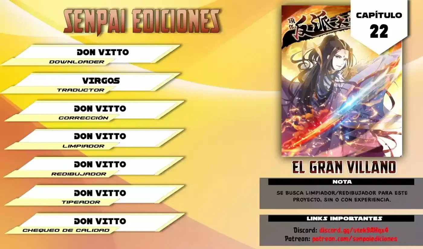 Gran Villano capítulo 22, página 1