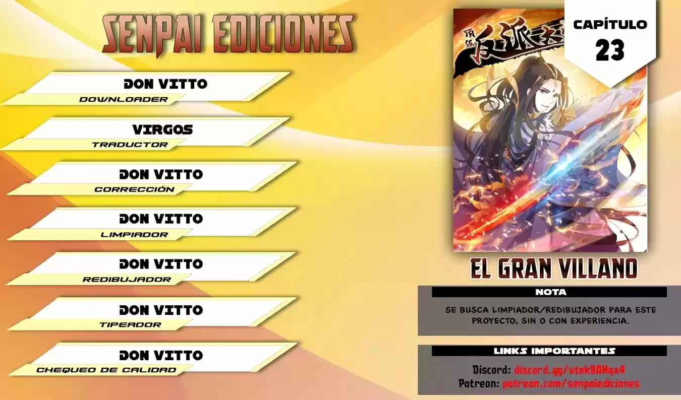 Gran Villano capítulo 23, página 1