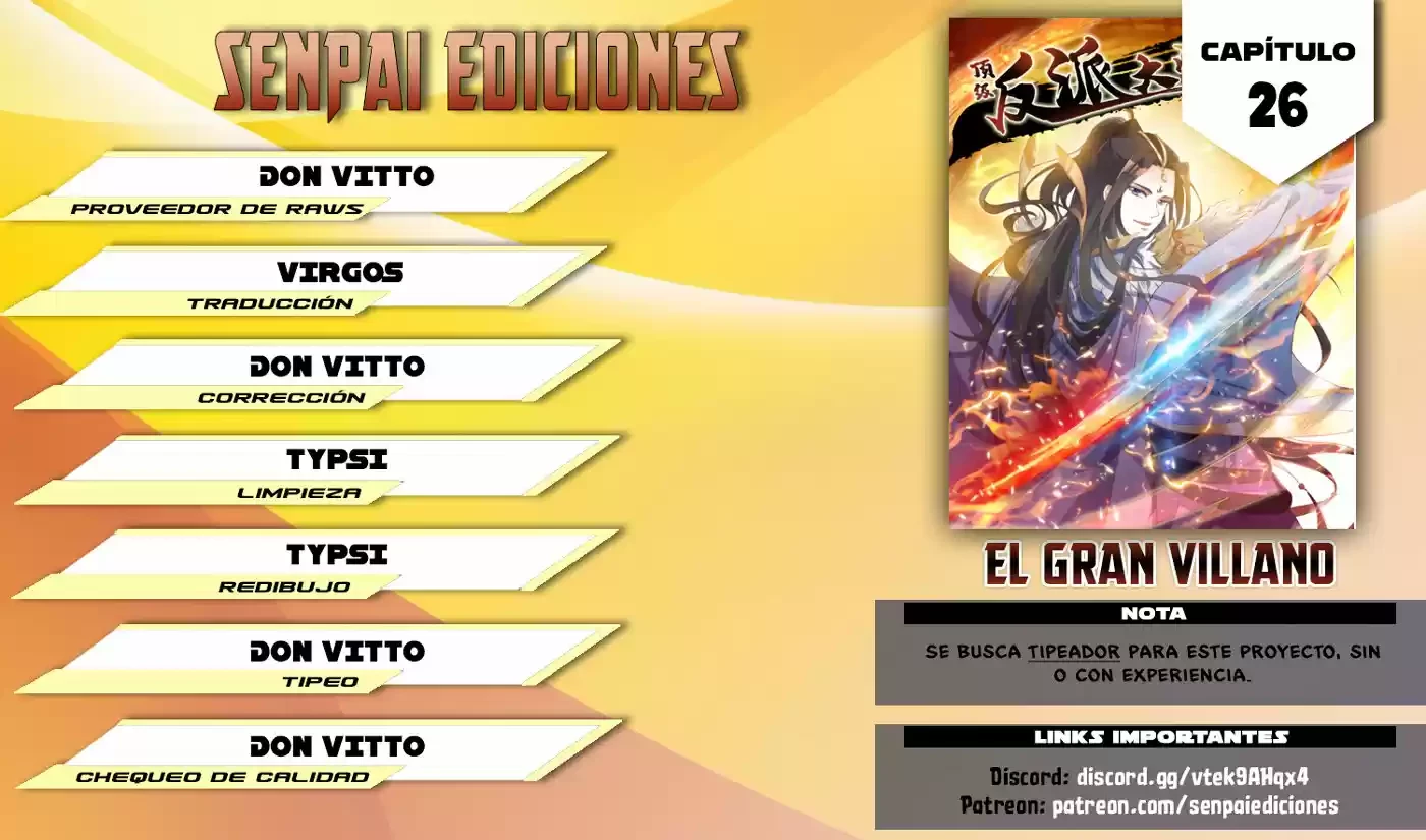 Gran Villano capítulo 26, página 1