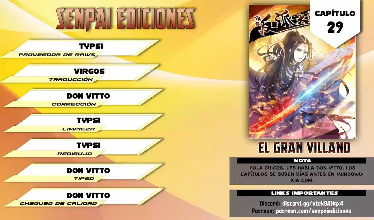 Gran Villano capítulo 29, página 1