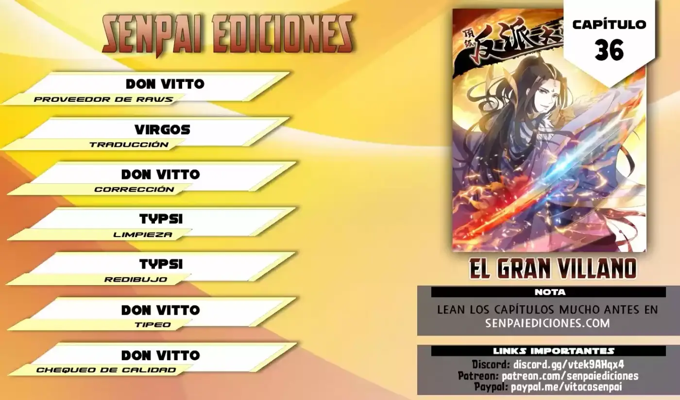 Gran Villano capítulo 36, página 1