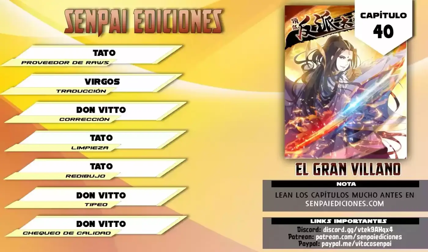 Gran Villano capítulo 40, página 1