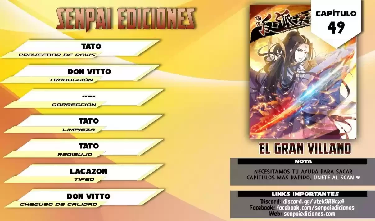 Gran Villano capítulo 49, página 1