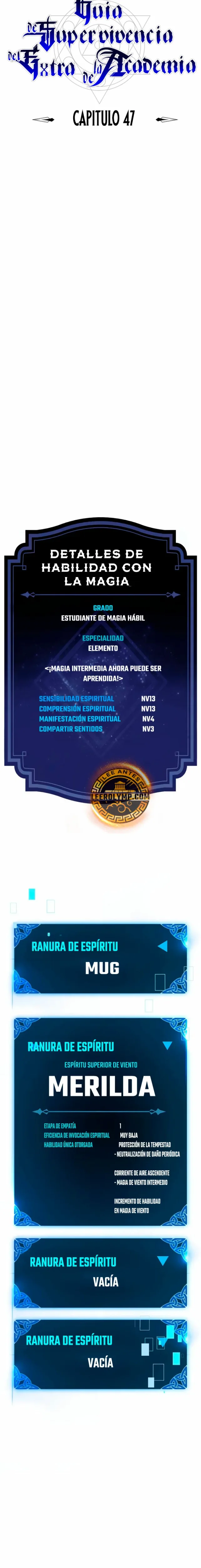 Guia de supervivencia del extra de la academia capítulo 47, página 22
