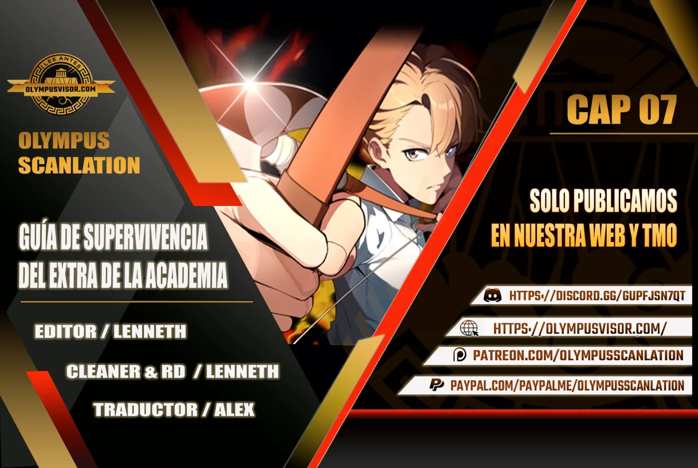 Guia de supervivencia del extra de la academia capítulo 7, página 1